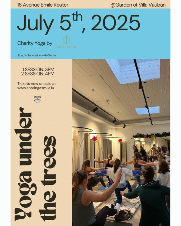 Yoga under the trees - July 5th