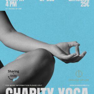 3rd edition of Sharing a Smile Yoga | 27th of December 16.00 at House of OM