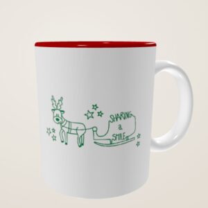 Christmas Mug | Elegant Mug, perfect for a Christmas Breakfast